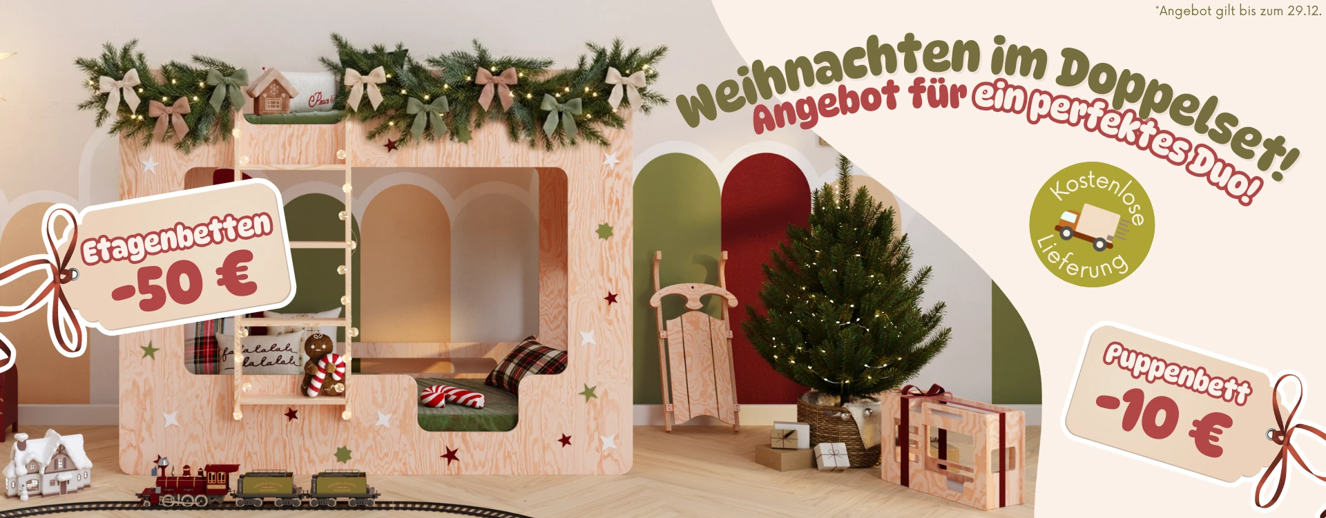 Nur jetzt! Etagenbetten günstiger um 50 €