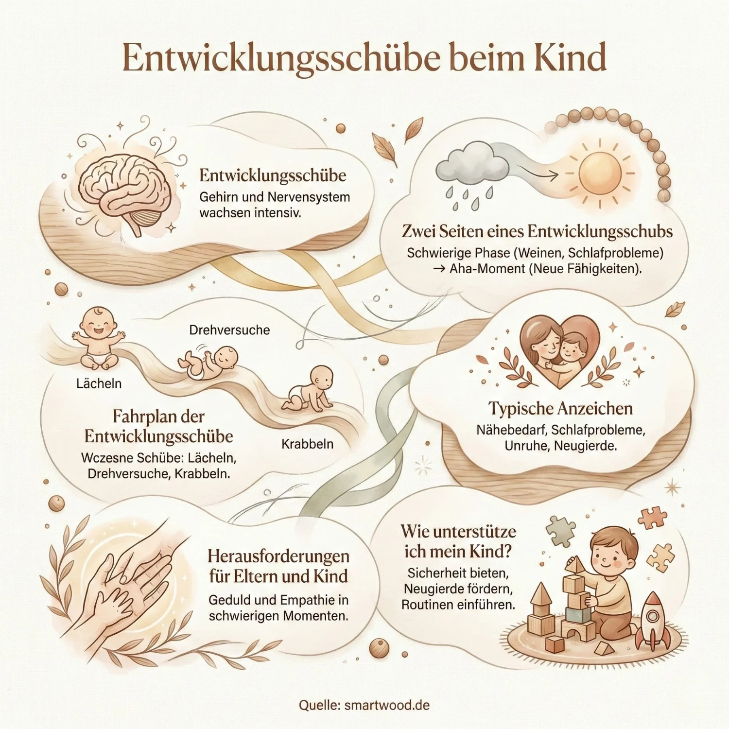 Entwicklungsschübe beim Baby Was Eltern wissen müssen