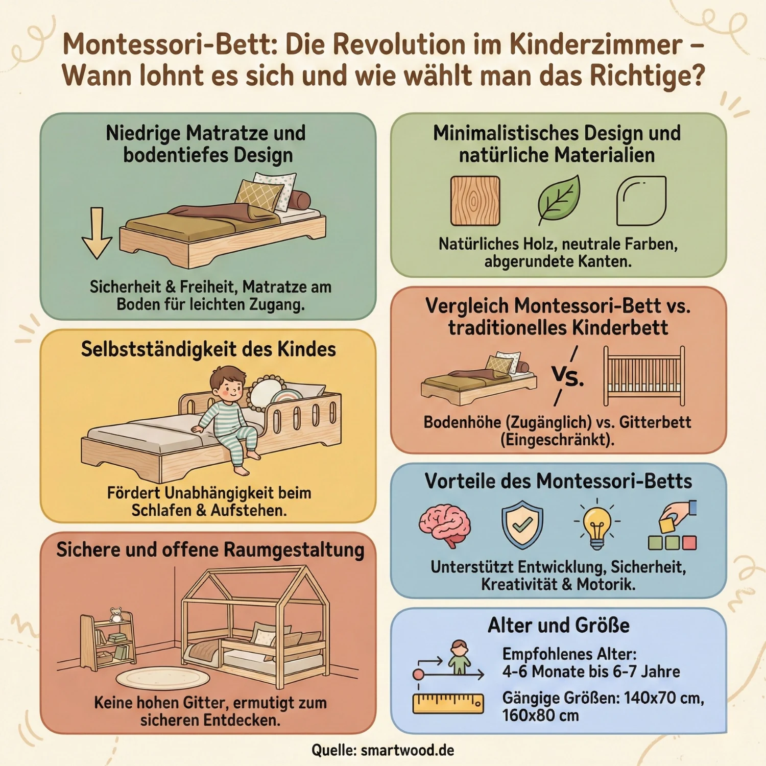 Montessori-Bett: Die Revolution im Kinderzimmer