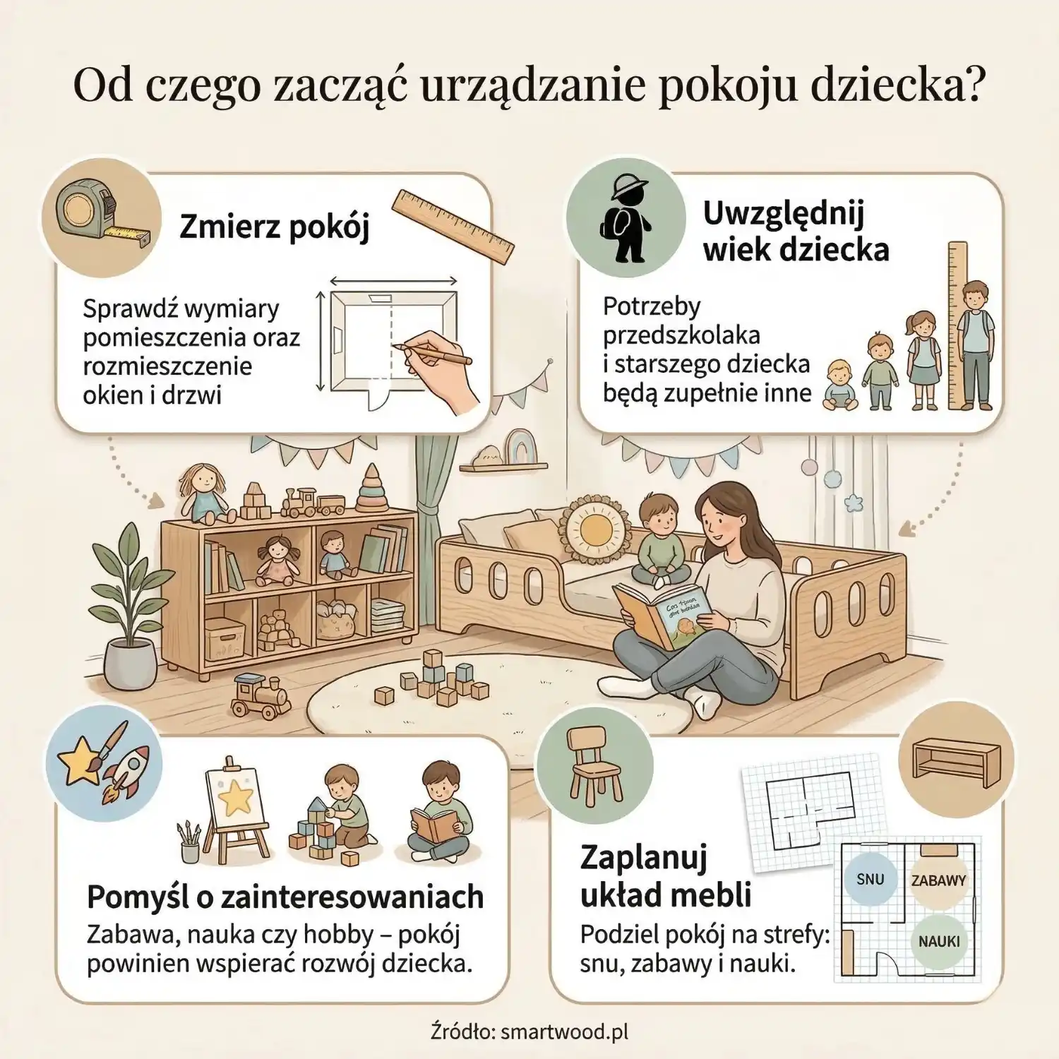 Kompletne meble do pokoju dziecka - od czego zacząć?